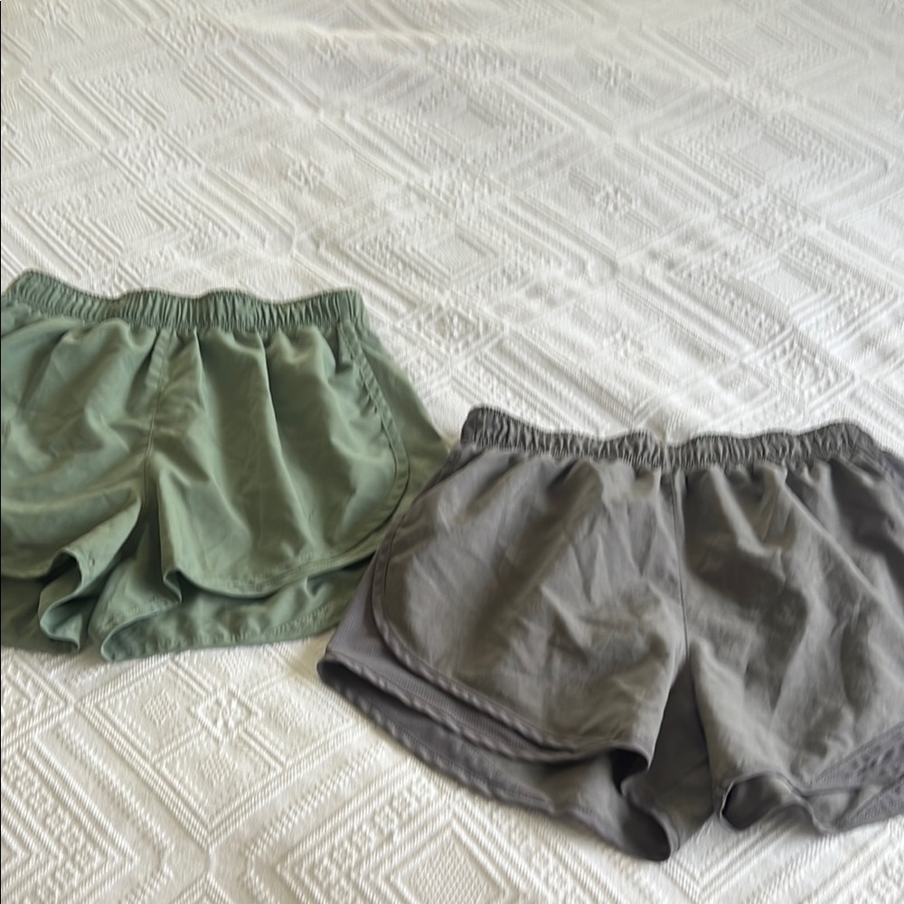Set of Nike ladies athletics/running shorts